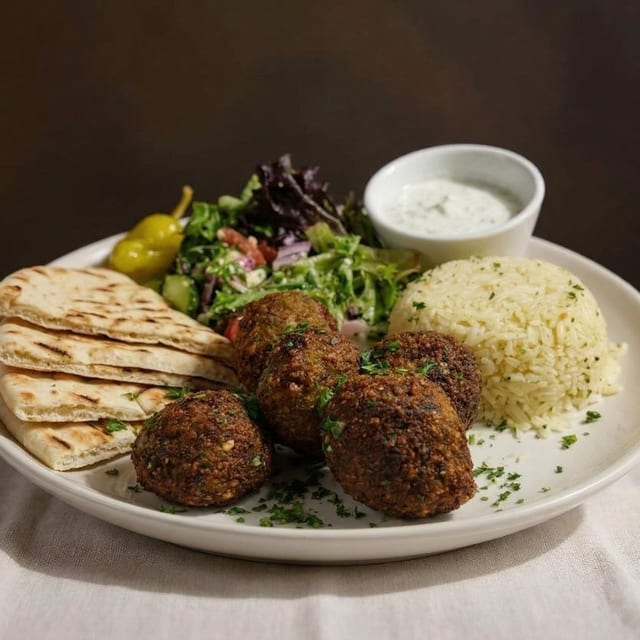Falafel Platter.
