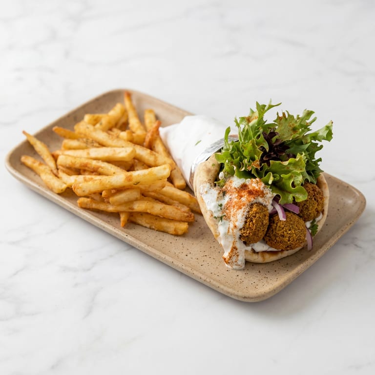 Delicious Falafel Gyro Experience