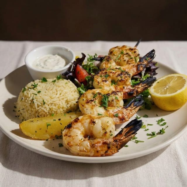 Grilled Shrimp.