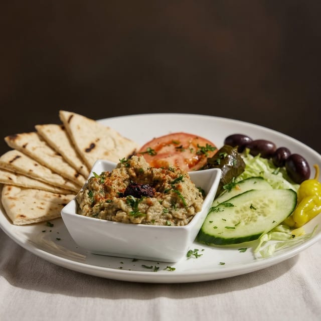Baba Ganoush Eggplant Dip.